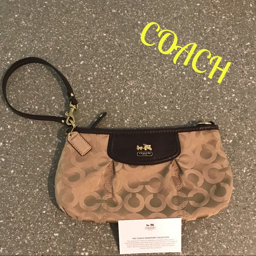 Large Coach Wristlet